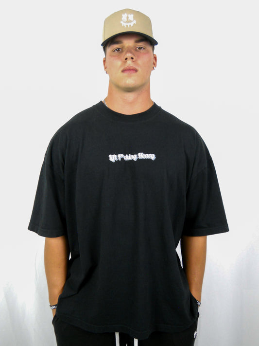 'Classic' Oversized Tee // Black