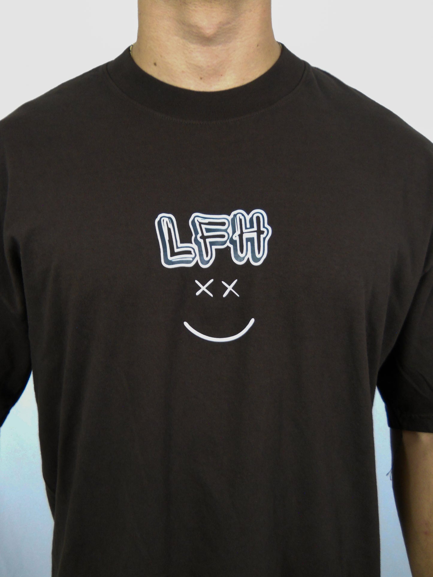 'Grunge Pack' Oversized Tee // Chocolate