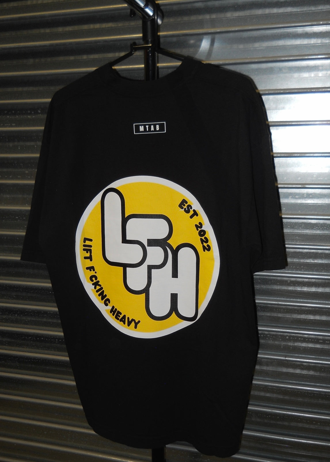 'AP' Oversized Tee // Black