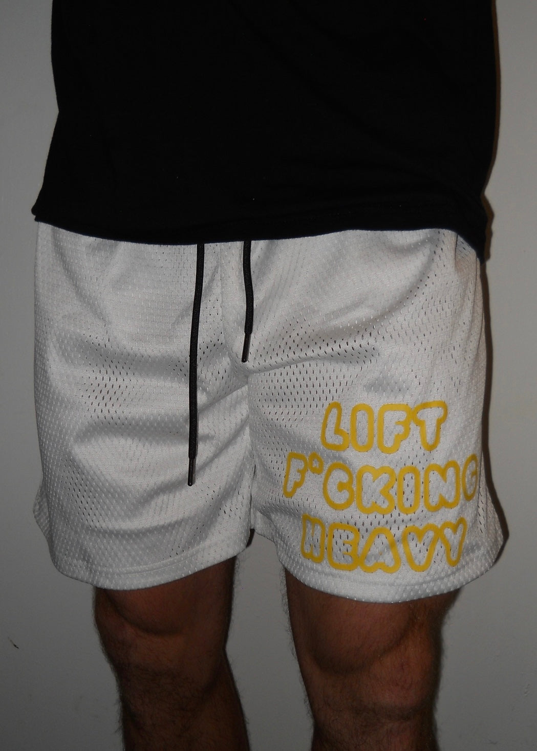 'AP' Shorts // White