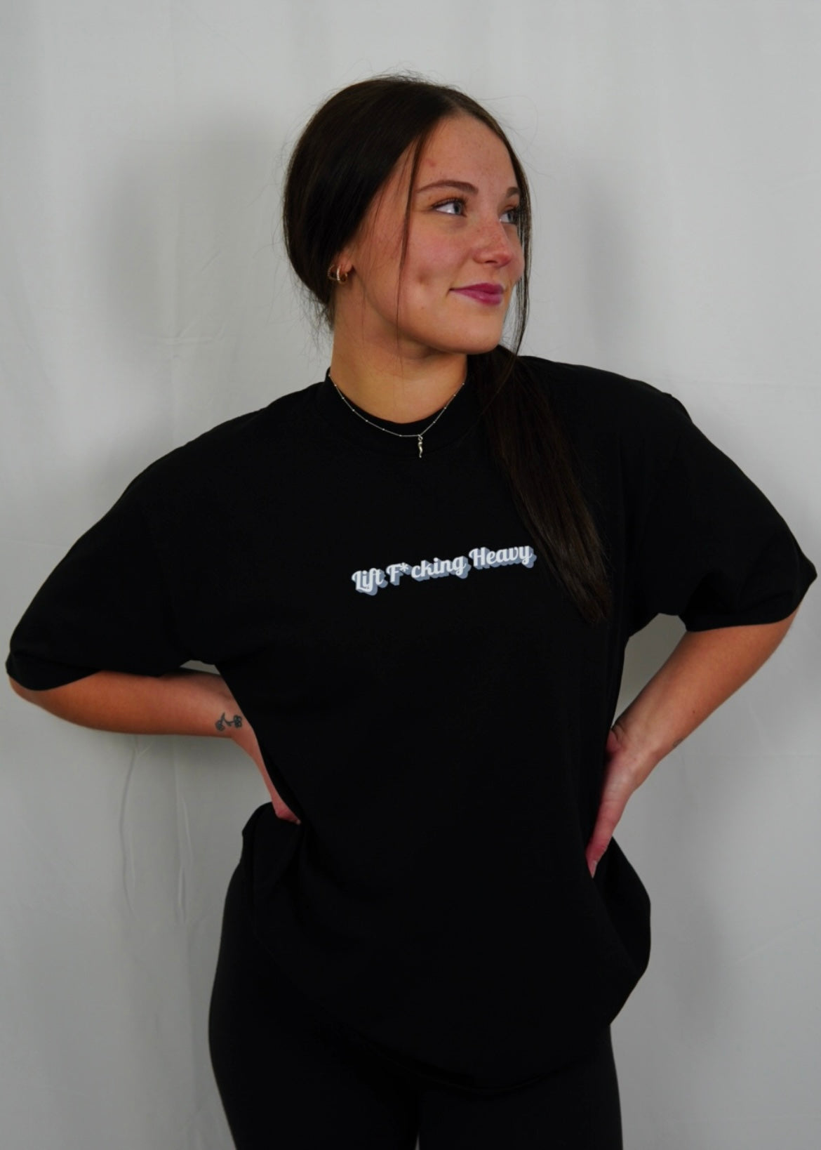 'Classic' Oversized Tee // Black