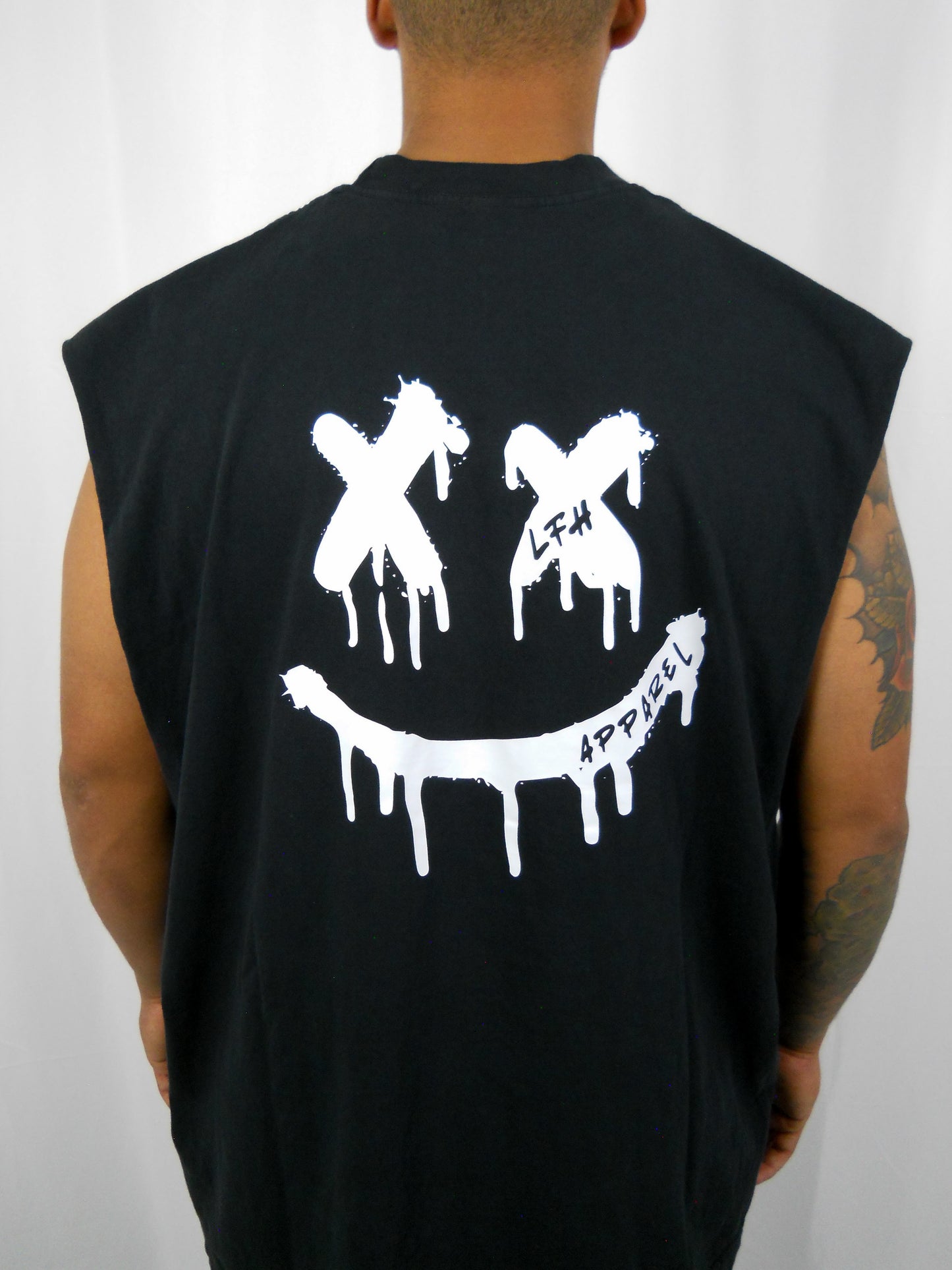 'Black Ops' Cutoff Tee // Black