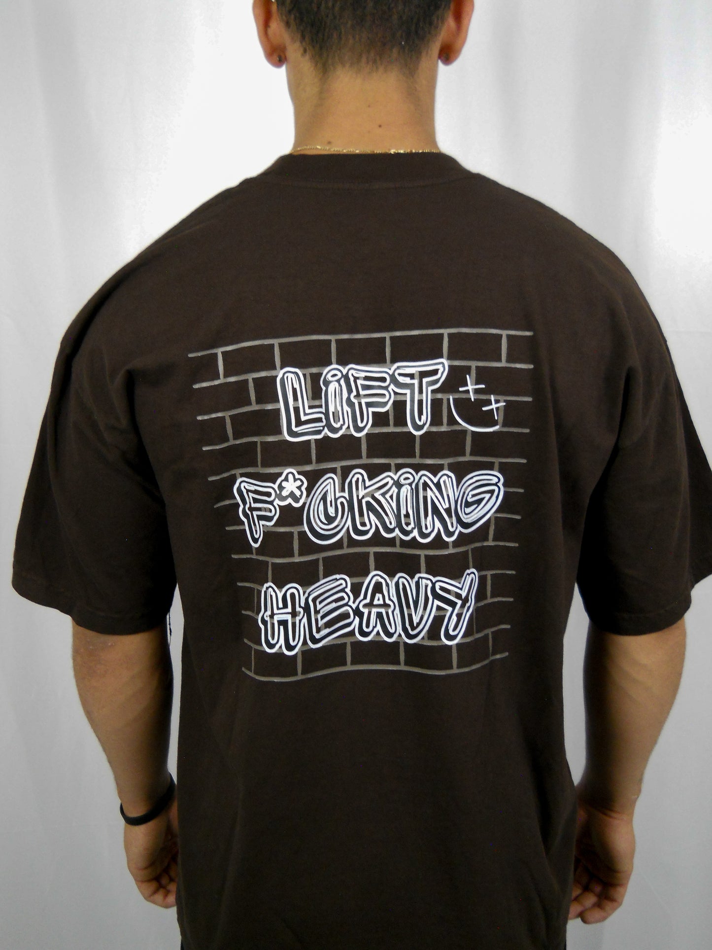 'Grunge Pack' Oversized Tee // Chocolate