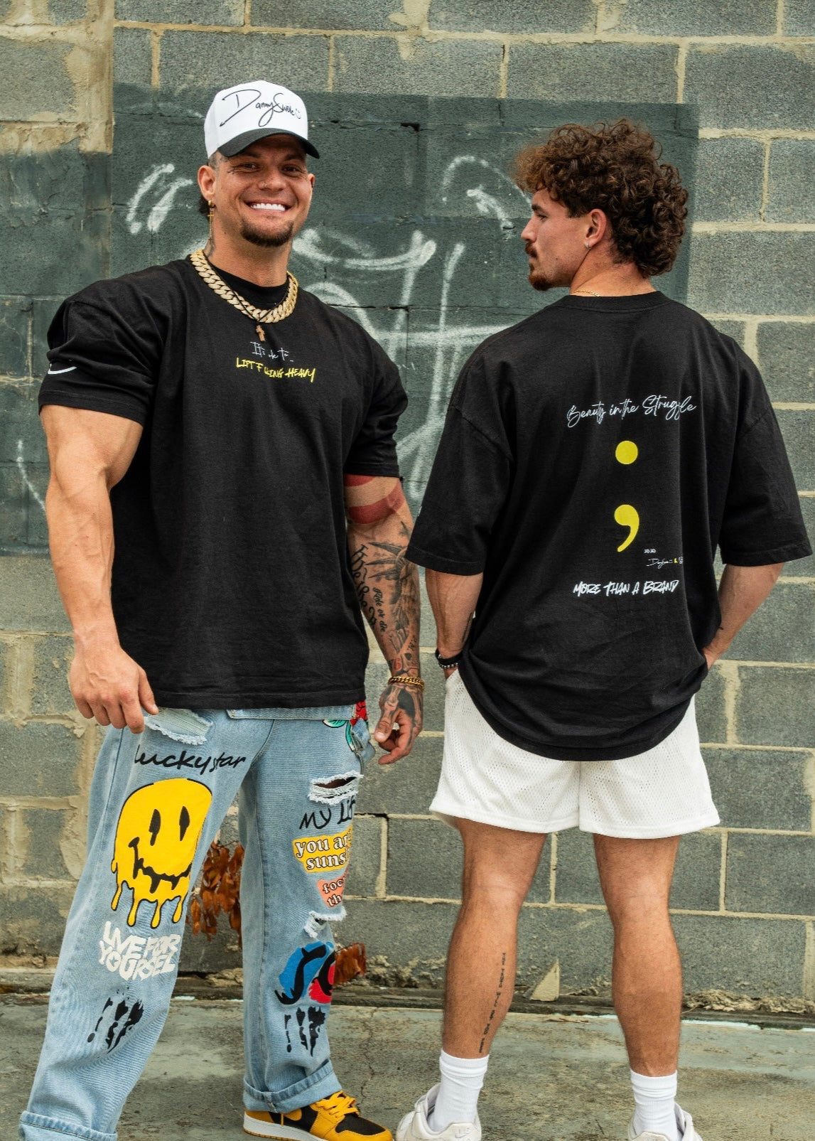 'It's ok to LFH' Oversized Tee // Black