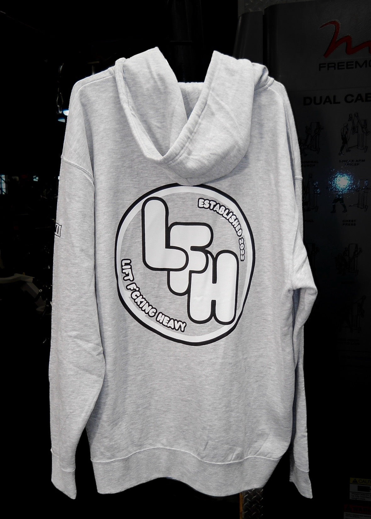 'AP' Zip Up // Ash Grey