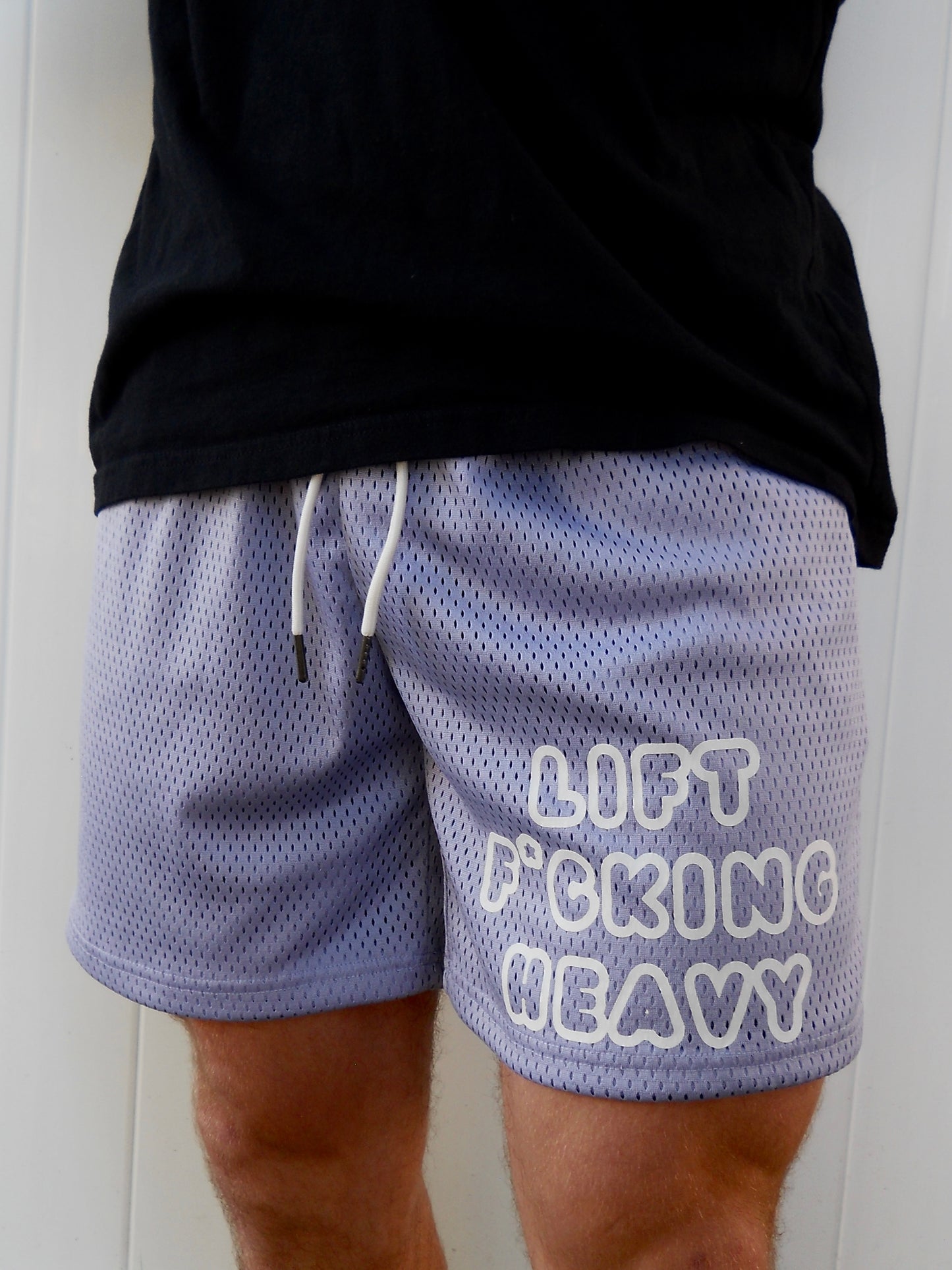 'AP' Shorts // Lavender