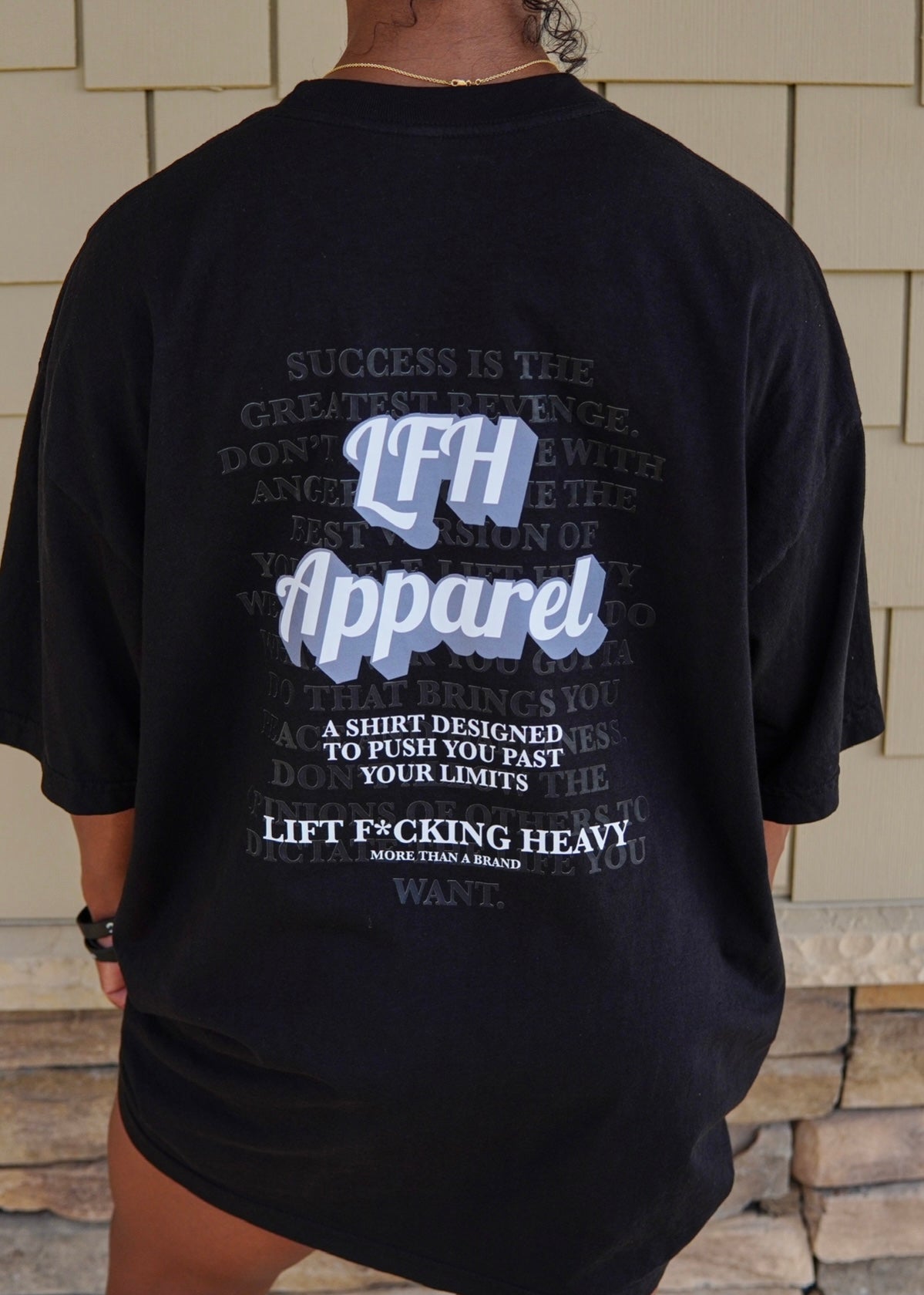 'Classic' Oversized Tee // Black